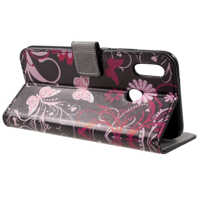 Capa Huawei P20 Lite Butterflies and Flowers