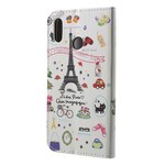 Huawei P20 Lite Case I love Paris