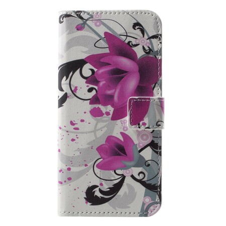 Capa Huawei P20 Lite Tropical Flowers