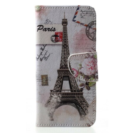 Capa Huawei P20 Lite Retro Torre Eiffel