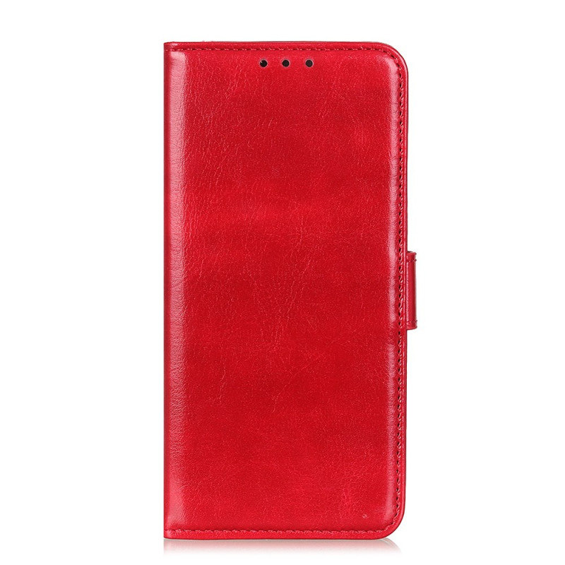 Capa de couro com patente simulada para Samsung Galaxy A35 5G