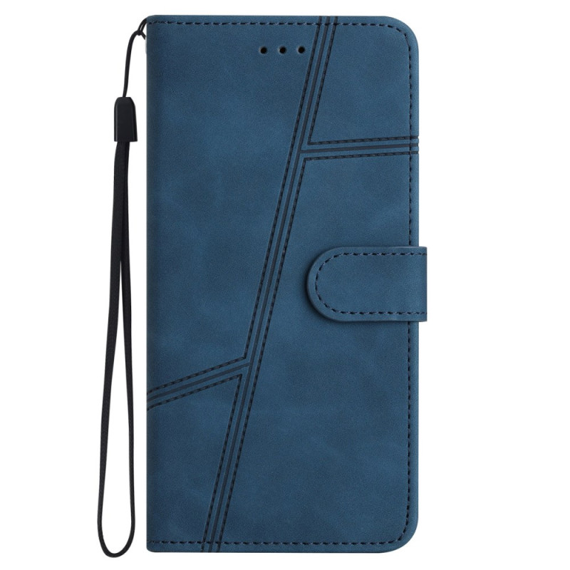 Capa com cordão para Samsung Galaxy A35 5G Linhas e pontos