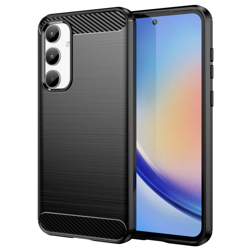 Capa de fibra de carbono escovada para Samsung Galaxy A35 5G