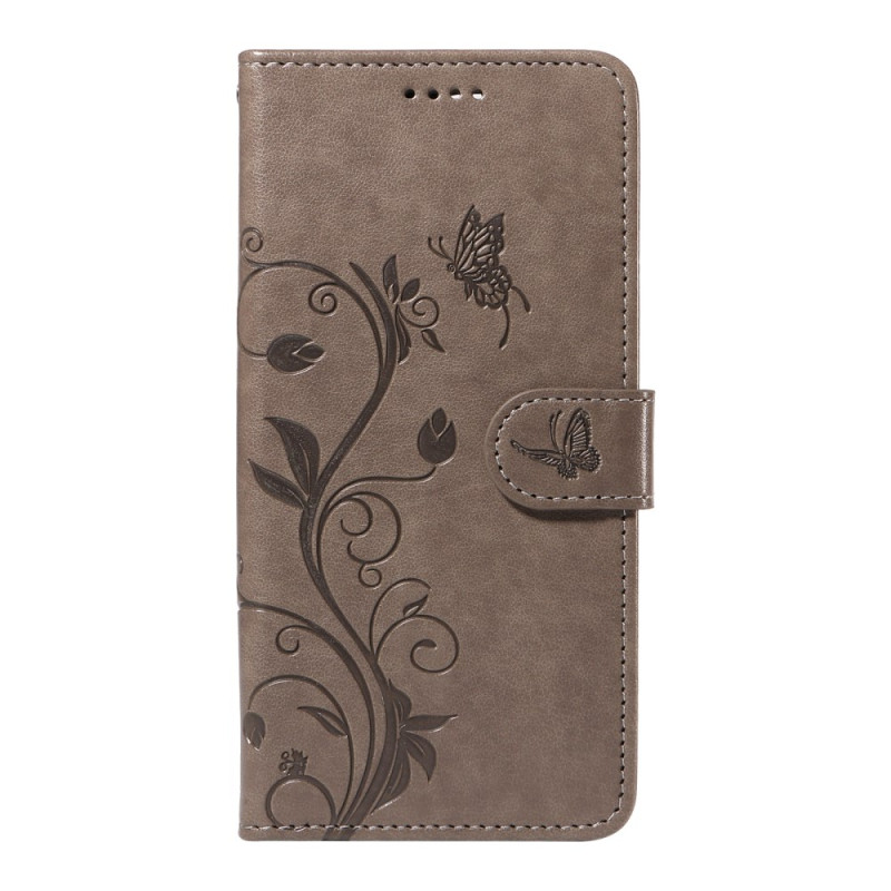 Capa para Xiaomi Redmi Note 13 Pro 4G / Poco M6 Pro 4G Flores e borboletas