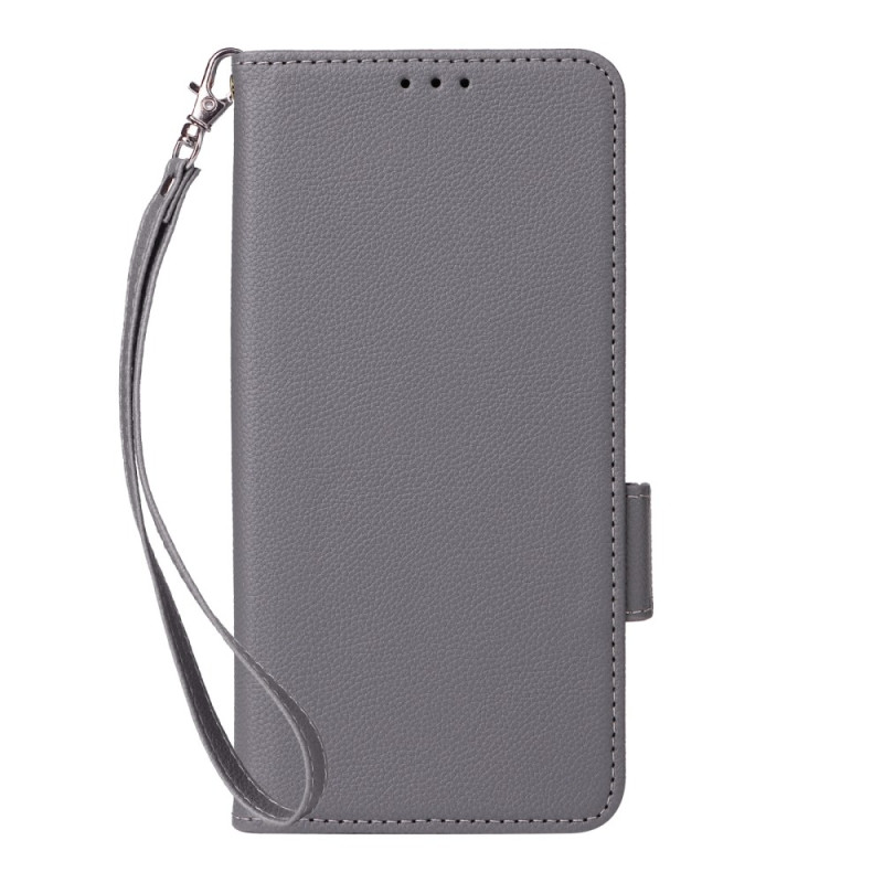 Capa para OnePlus 12 5G com fecho duplo e correia