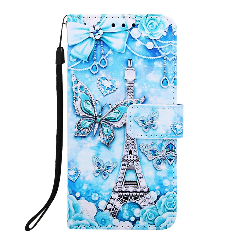 Capa com cordão para a Torre Eiffel para iPhone 11