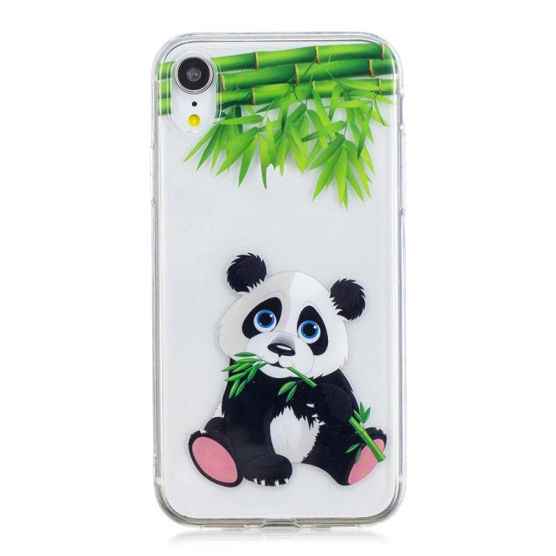 Capa para iPhone XR Bamboo Eating Panda
