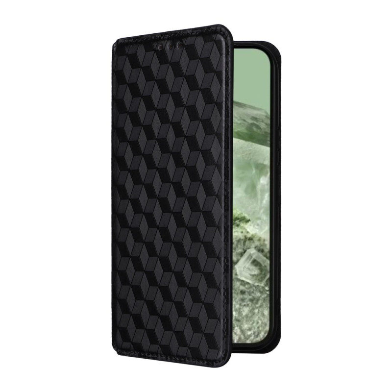 Capa flip Google Pixel 8A 3D Losanges