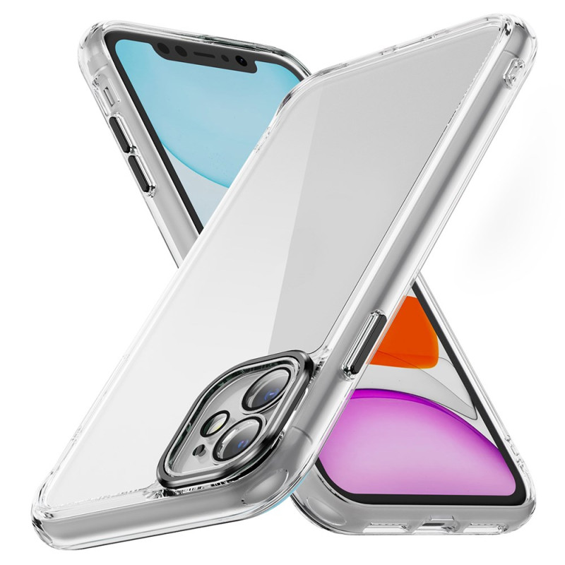 Capa iPhone 12 Hybride Transparente Colorida
