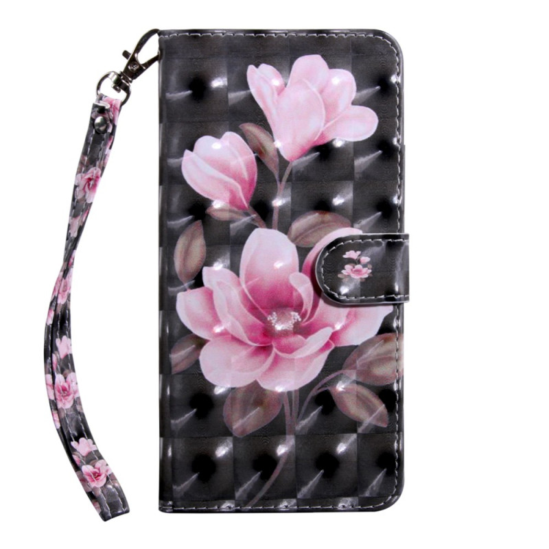 Capa para Samsung Galaxy S10 Pink Flower Strap