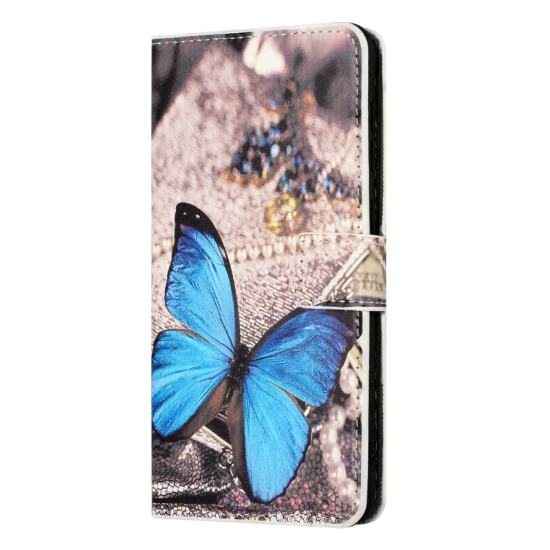 Capa borboleta azul para Samsung Galaxy Xcover 7