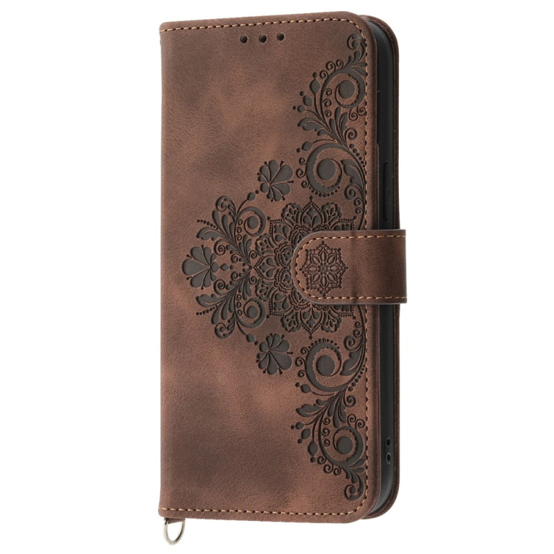 Housse Xiaomi Redmi Note 13 5G Dentelle avec Lanière et Bandoulière