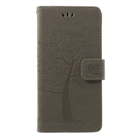 Capa Huawei Honor 9 Lite Tree and Owls with Strap
