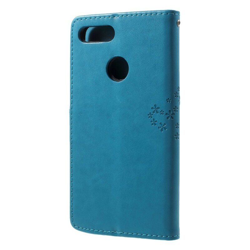 Capa Huawei Honor 9 Lite Tree and Owls with Strap