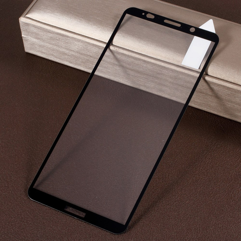 Película protetora de vidro temperado para ecrã inteiro do Huawei Mate 10 Pro (versão preta)