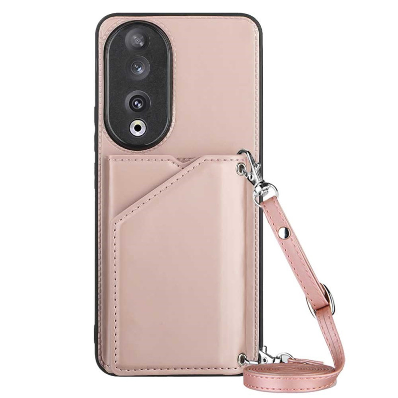 Capa
 para o Honor 90 com suporte para cartões e alça para o ombro