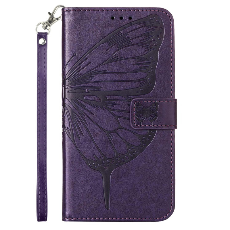 Capa
 Realme C55 com design de borboleta floral e alça