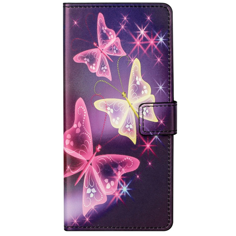 Capa para Xiaomi Redmi Note 13 5G Borboletas cintilantes