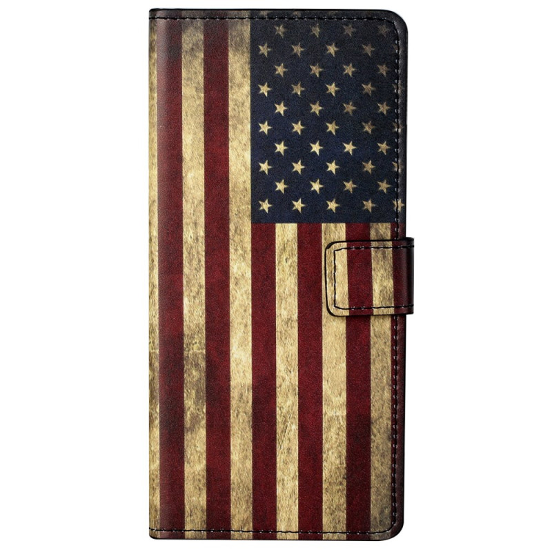 Capa Xiaomi Redmi Note 13 5G Vintage Bandeira Americana