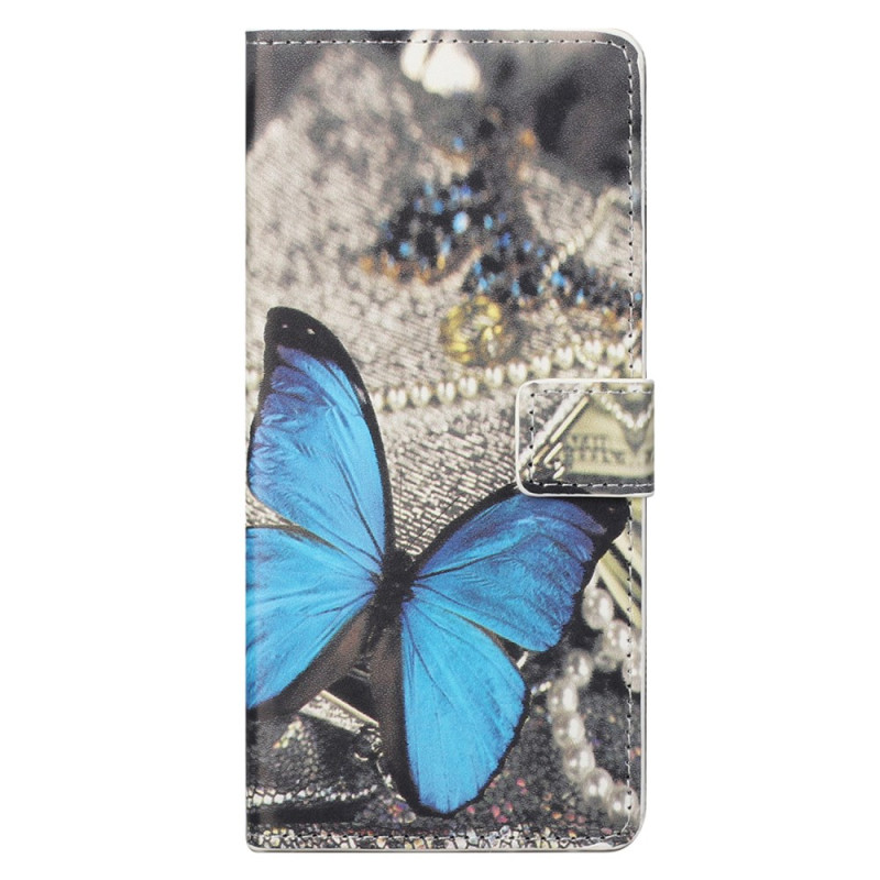 Capa para Xiaomi Redmi Note 13 5G Butterfly Blue