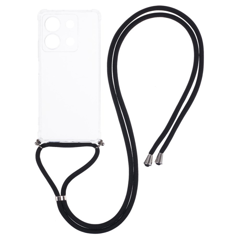 Xiaomi Redmi Note 13 5G Capa transparente com cordão