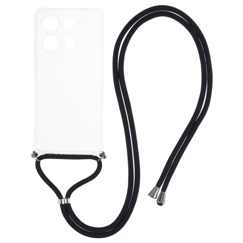 Xiaomi Redmi Note 13 4G Capa transparente com cordão