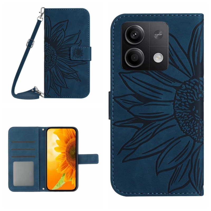 Capa
 de ombro em forma de girassol Xiaomi Redmi Note 13 Pro 4G / Poco M6 Pro 4G