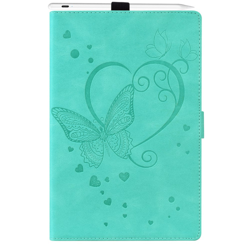 Capa coração para Samsung Galaxy Tab S9 / S9 FE / S8 / S7