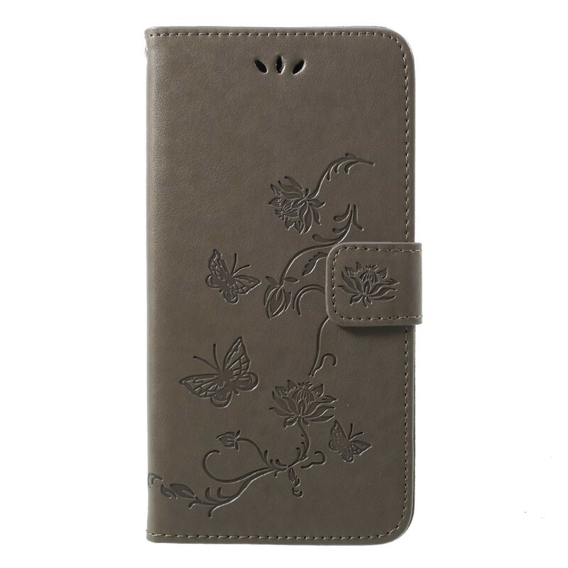 Capa Huawei P20 Pro Borboletas e Flores com CordÃ£o