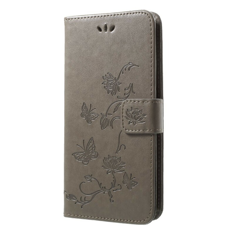 Capa Huawei P20 Pro Borboletas e Flores com CordÃ£o