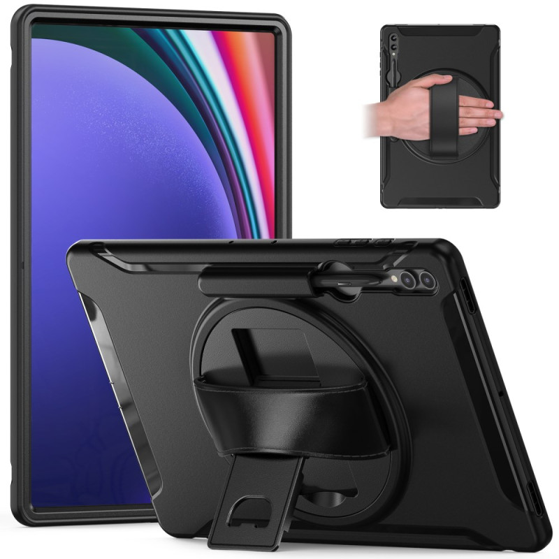 Capa para Samsung Galaxy Tab S9 Ultra / S8 Ultra Suporte rotativo e correia manual