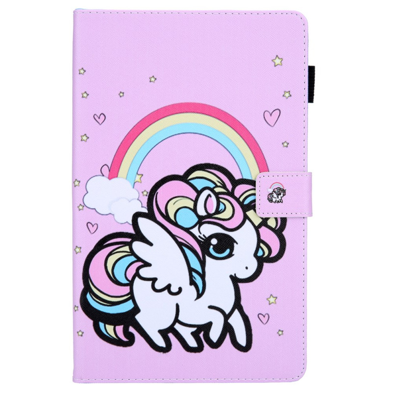 Capa para Samsung Galaxy Tab A9 Rainbow Unicorn