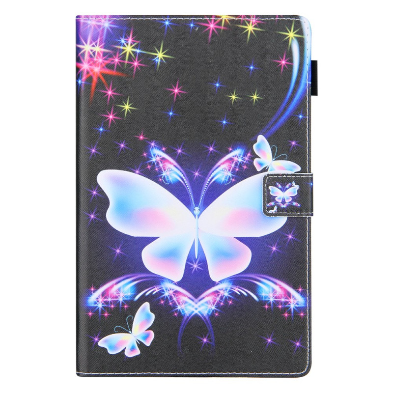 Capa para Samsung Galaxy Tab A11 / A9 Borboletas brancas