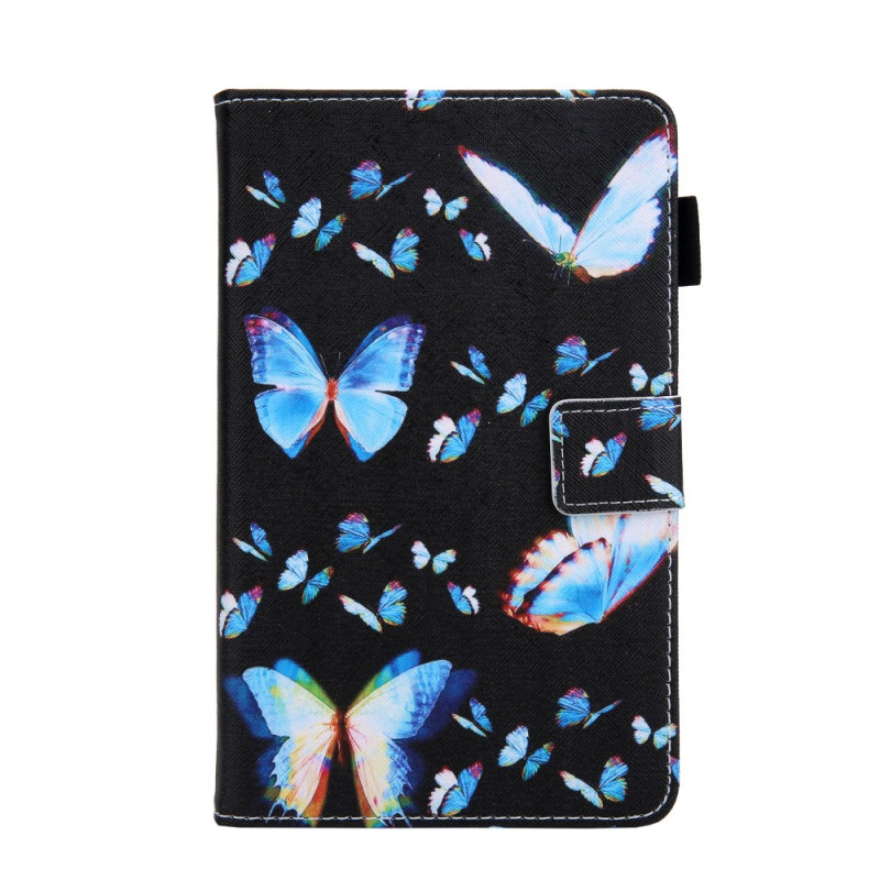 Capa para Samsung Galaxy Tab A11 / A9 Borboletas azuis