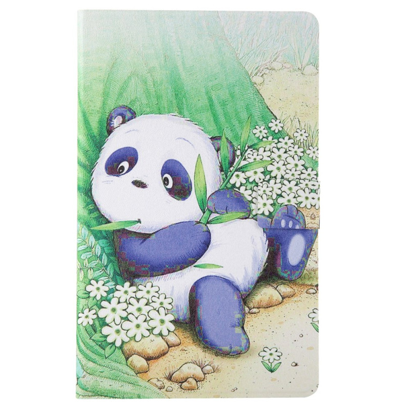 Capa para Samsung Galaxy Tab A9 Panda preguiçoso