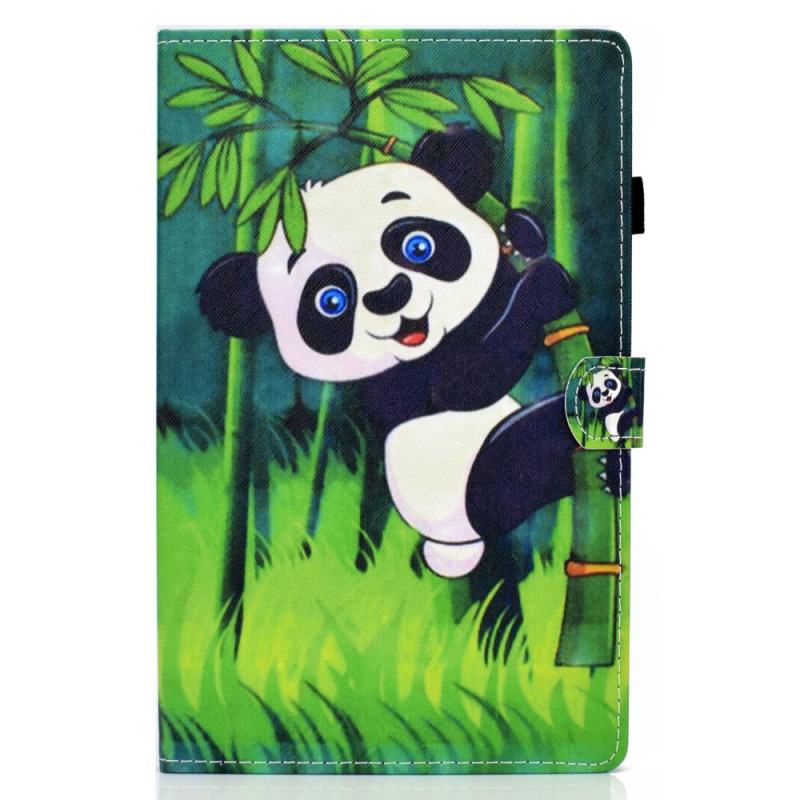 Capa Samsung Galaxy Tab A11 / A9 Panda em Bambu