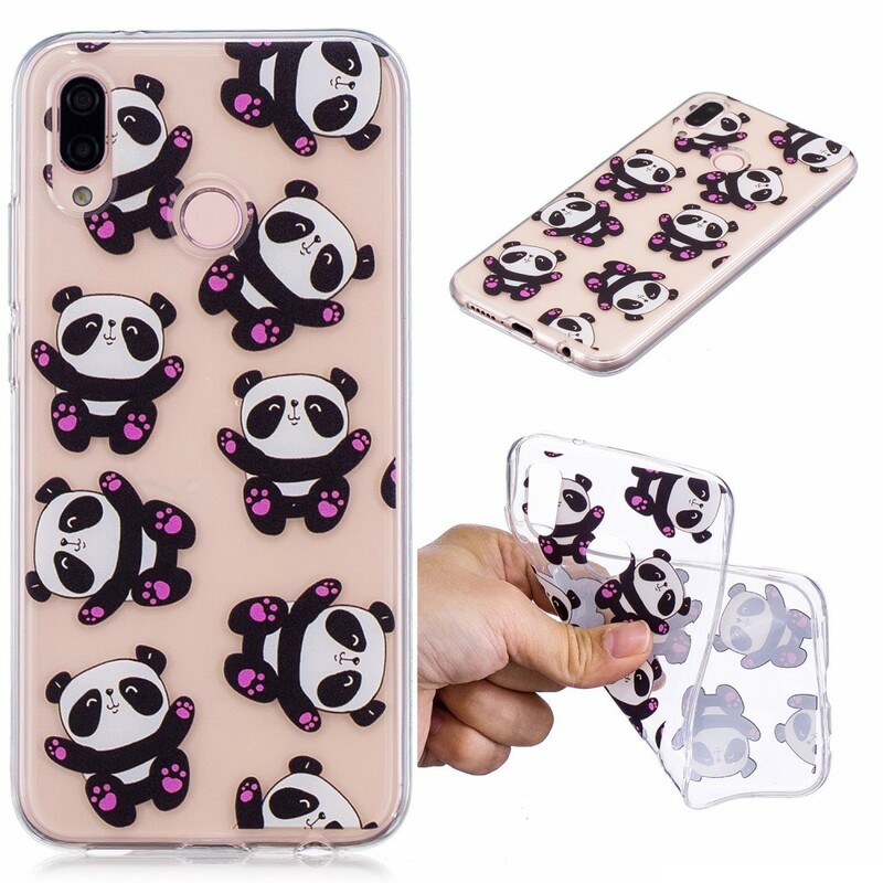 Huawei P20 Lite Clear Case Pandas Have Fun