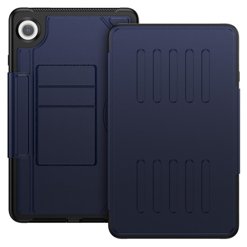 Capa para Samsung Galaxy Tab A11 / A9 Suporte ajustável de 5 níveis, suporte para cartões e suporte para Stylus