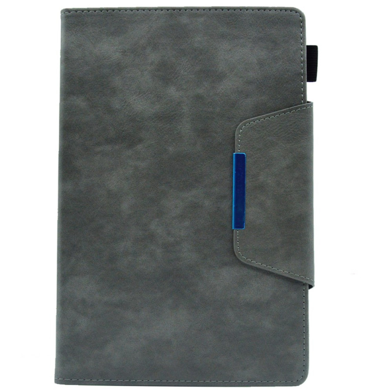 Capa Samsung Galaxy Tab A11 / A9 Textura de couro Fecho magnético