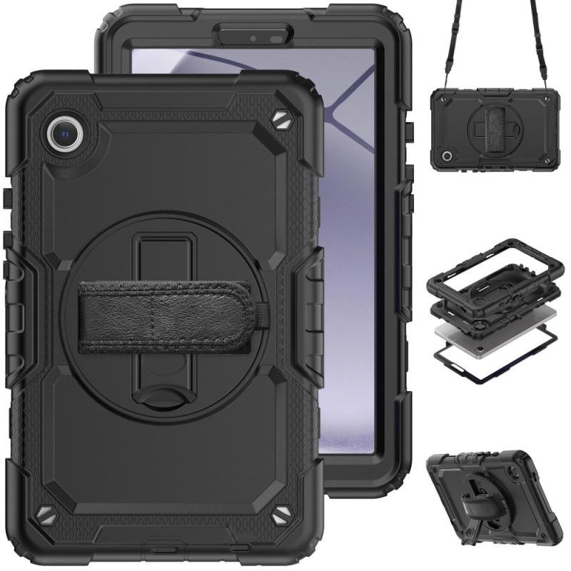Capa ultra-resistente para Samsung Galaxy Tab A9 com protetor de ecrã e alça de ombro