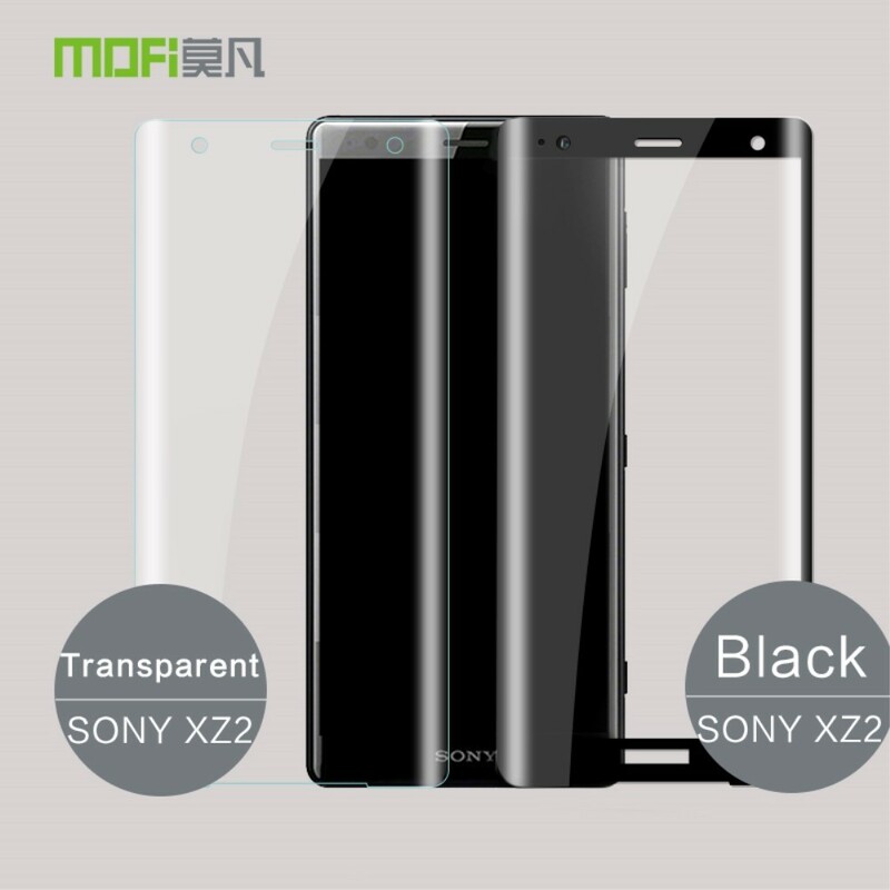 Protecção de vidro curvo temperado para Sony Xperia XZ2 MOFI