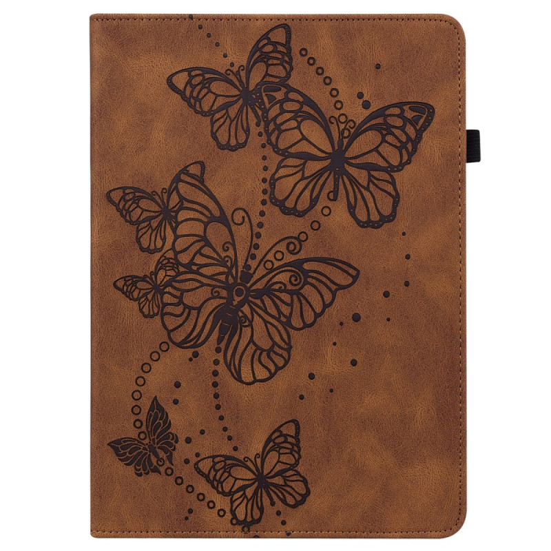 Samsung Galaxy Tab A11 / A9 Capa Butterfly Design Stylus Wallet