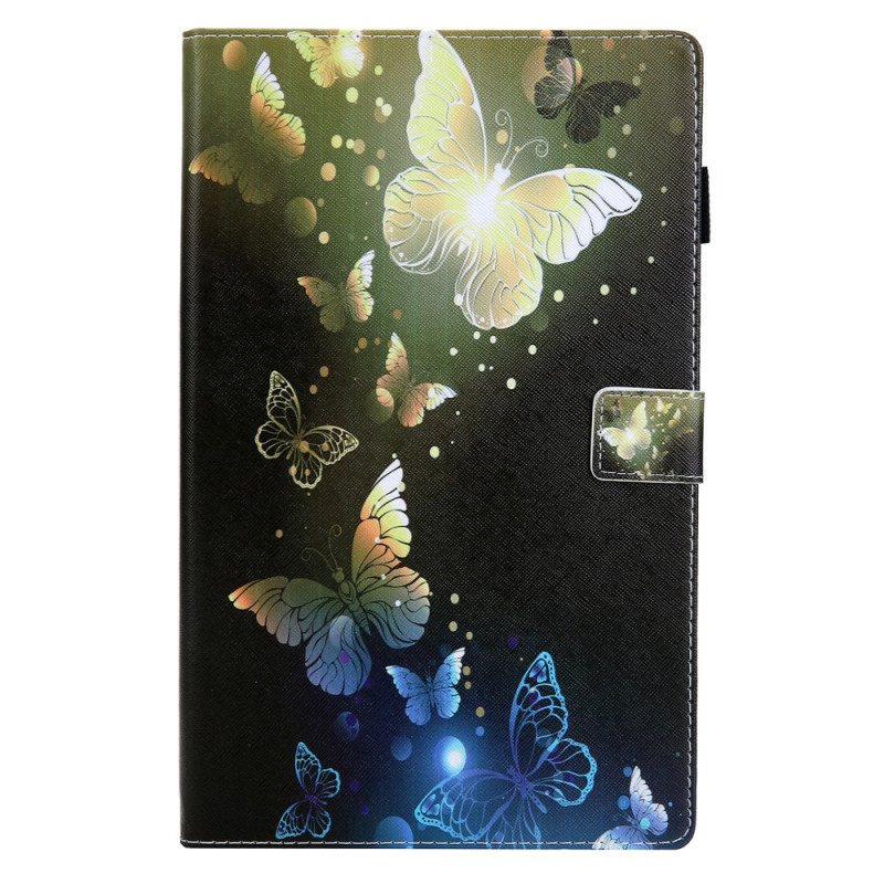 Capa para Samsung Galaxy Tab A11 Plus / A9 Plus Borboletas douradas