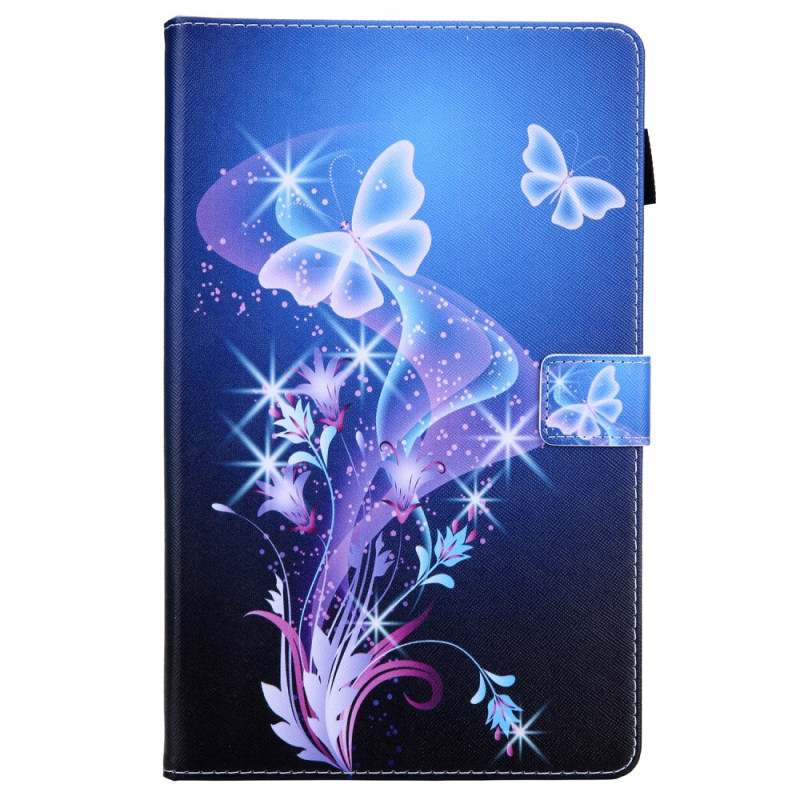 Capa Samsung Galaxy Tab A9+ X210 / X215 / X216B Capa protetora inteligente com padrão - Dream Butterfly