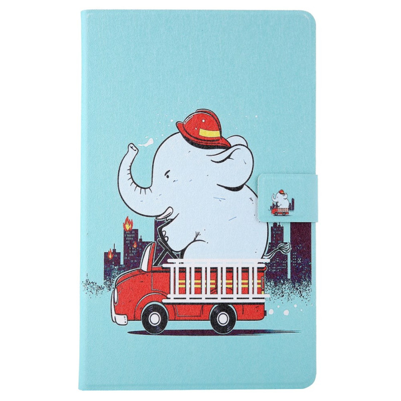 Capa para Samsung Galaxy Tab A9 Plus Elefante bombeiro