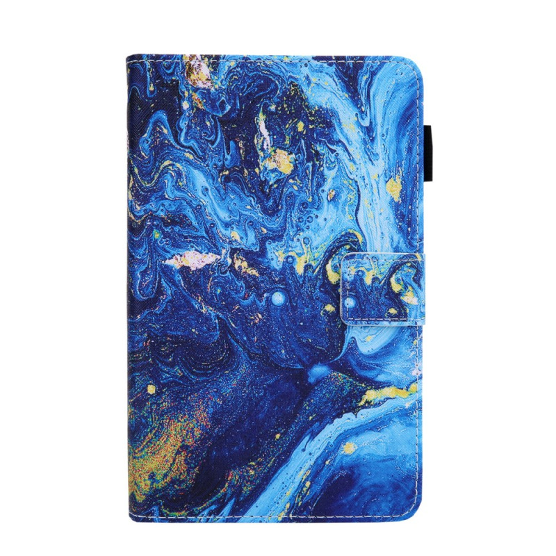 Capa para Samsung Galaxy Tab A11 Plus / A9 Plus Padrão de declinação azul