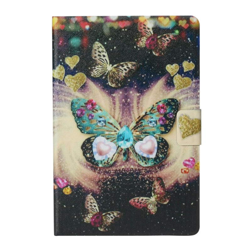Capa para Samsung Galaxy Tab A9 Plus Butterfly Diamonds