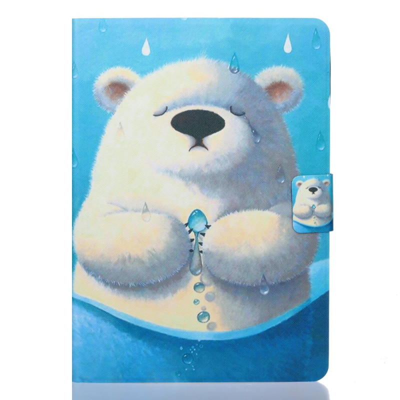 Capa Urso Polar para Samsung Galaxy Tab A9 Plus