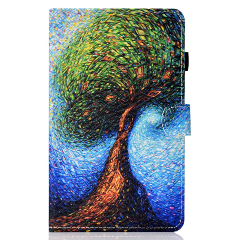 Capa para Samsung Galaxy Tab A9 Plus Árvore abstrata