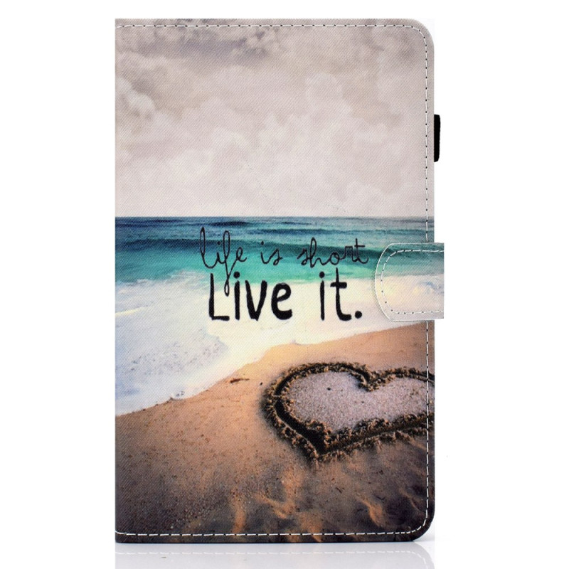 Capa coração para Samsung Galaxy Tab A11 Plus / A9 Plus